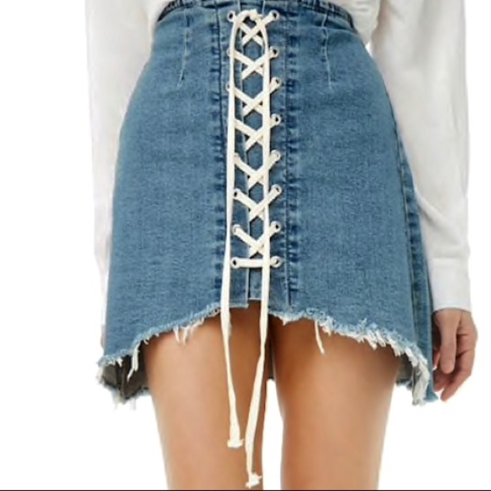 Forever 21 denim skirt